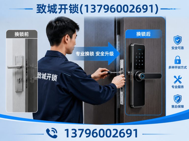 道里区智能锁换锁展示图